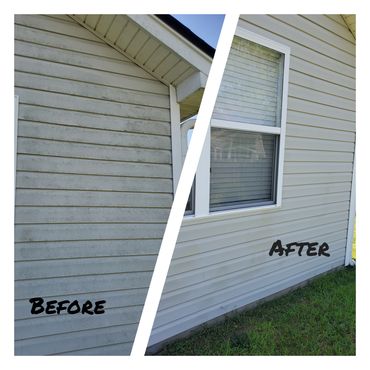 Exterior cleaning close-up