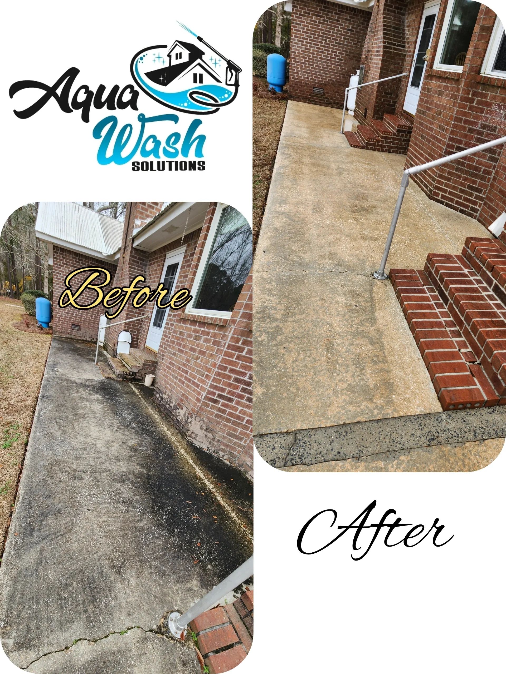 Exterior soft washing service